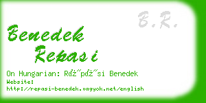 benedek repasi business card